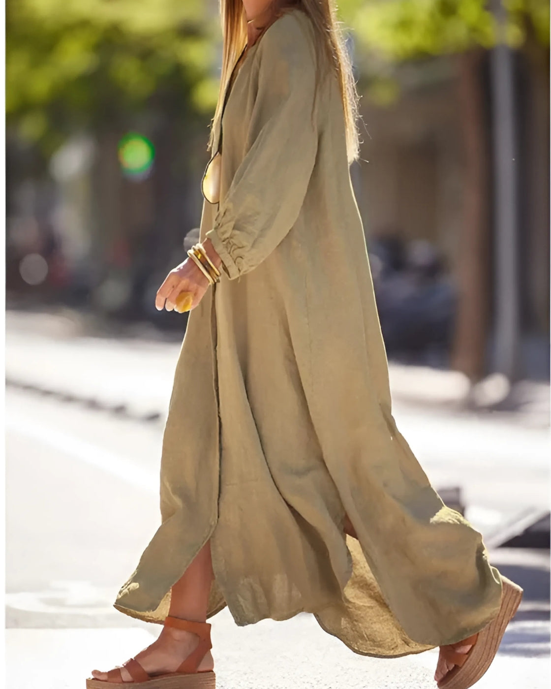 Vestido Pandora - Linho | Super Leve e Solto - Vintage (Verão 2025)