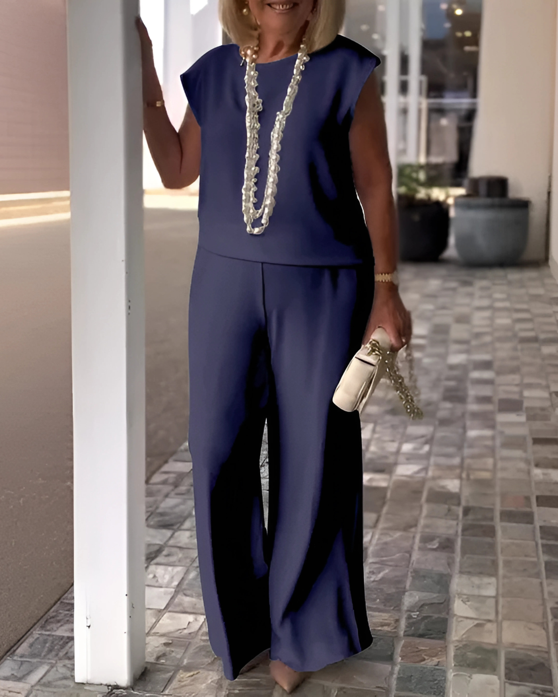 Conjunto Elizabeth | 2 Peças - Linho Premium (Estilo Casual)