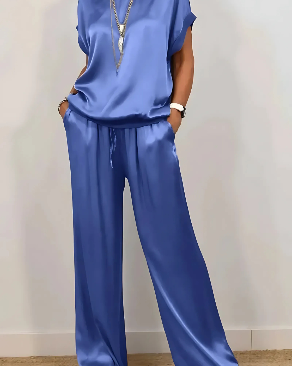 Conjunto Thamires | 2 Peças - Chiffon (Estilo Americano)