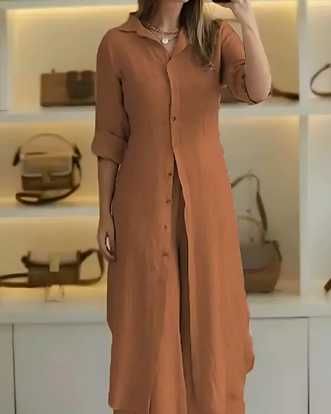 Conjunto Clara | Linho Premium (Estilo Europeu)