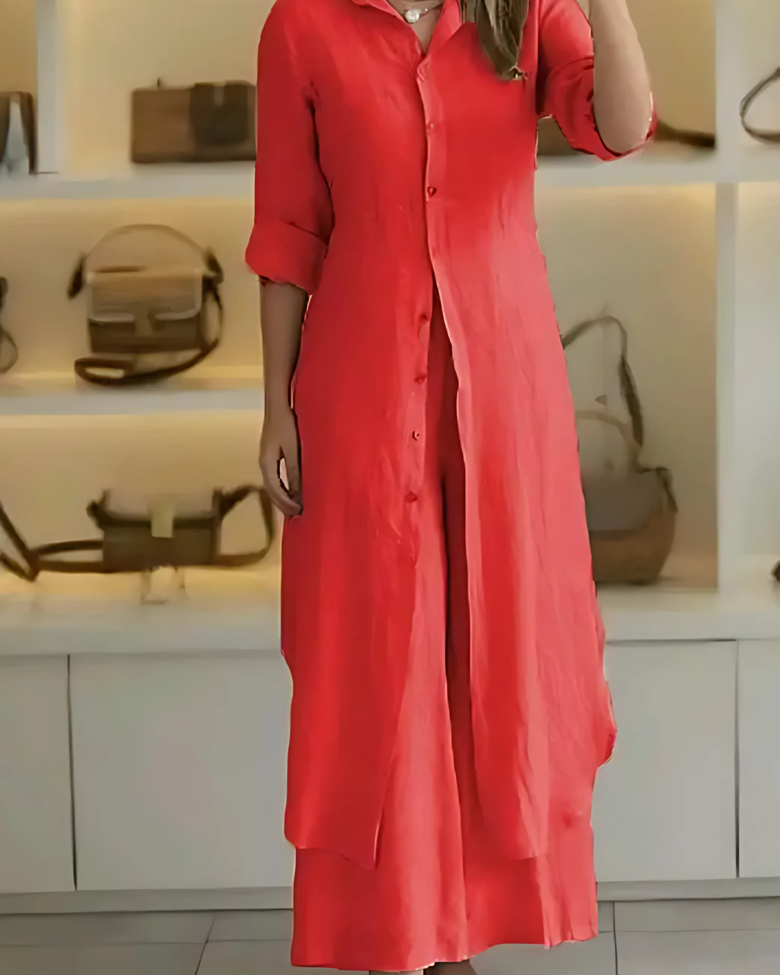 Conjunto Clara | Linho Premium (Estilo Europeu)