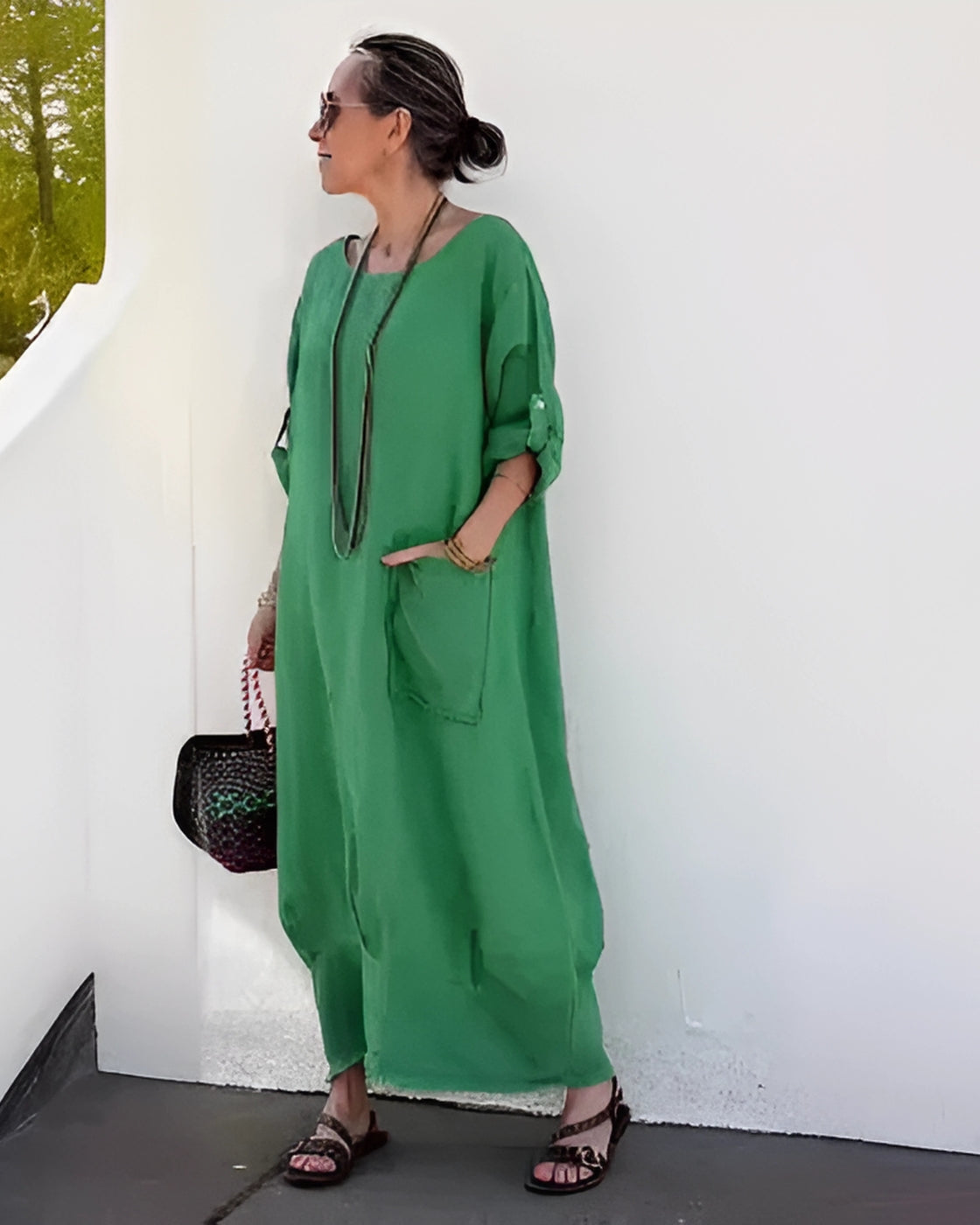 Vestido Autumn Max Comfort | Casual (Queridinho do Verão Europeu) - Linho Premium