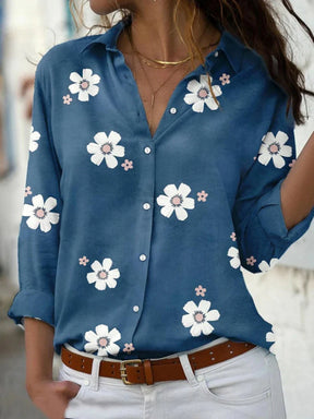 Camisa Floral de botão