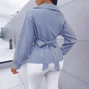 Blusa Style (Decote em V, vista a tendência)