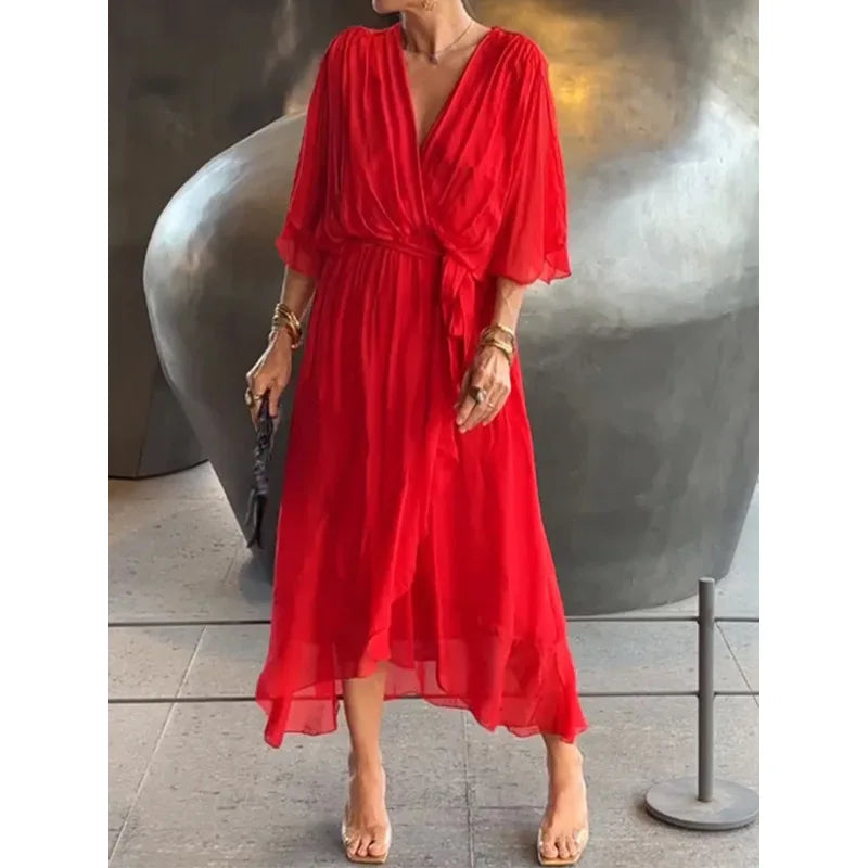 Vestido Decote V Rafaella (Estilo para seu Verão)