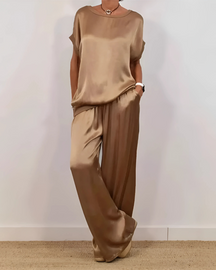 Conjunto Thamires | 2 Peças - Chiffon (Estilo Americano)