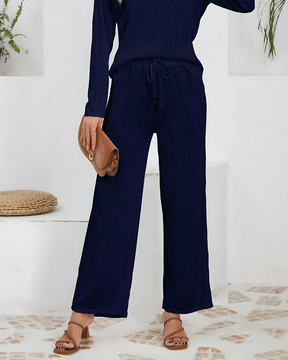 Conjunto Laura | 2 Peças -Linho Premium (Estilo Europeu)