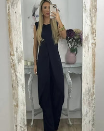 Conjunto Helena |  Sem Manga  - Linho Premium (Estilo Europeu)