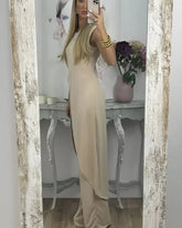 Conjunto Helena |  Sem Manga  - Linho Premium (Estilo Europeu)