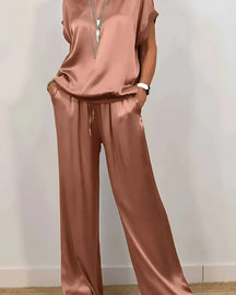 Conjunto Thamires | 2 Peças - Chiffon (Estilo Americano)