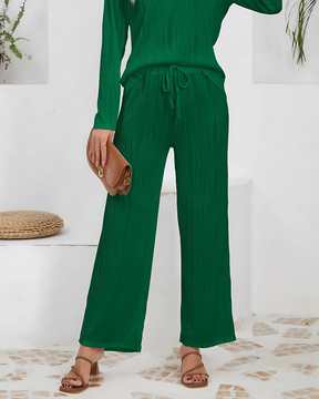 Conjunto Laura | 2 Peças -Linho Premium (Estilo Europeu)