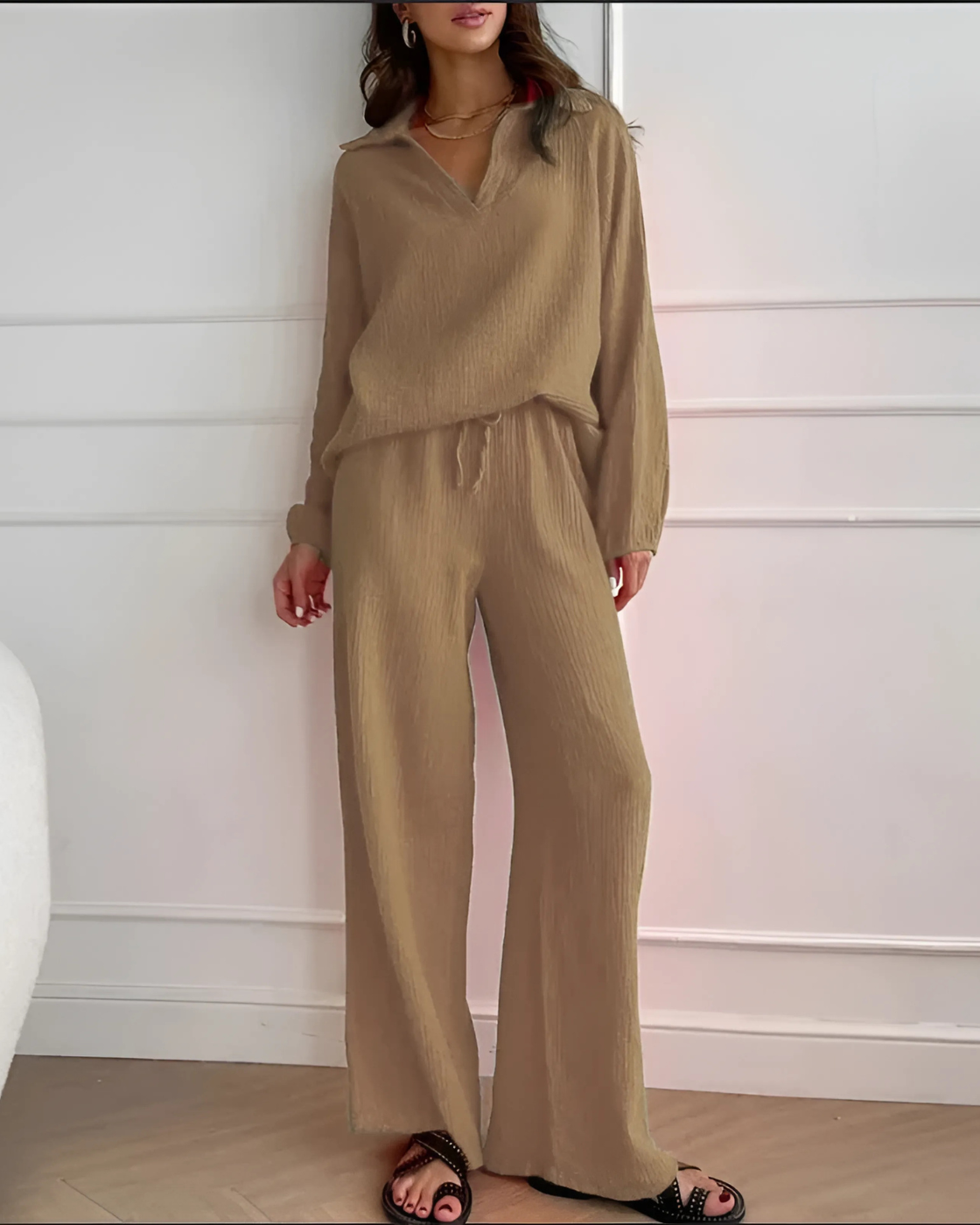 Conjunto Grace | 2 Peças - Linho Premium (Estilo Europeu)