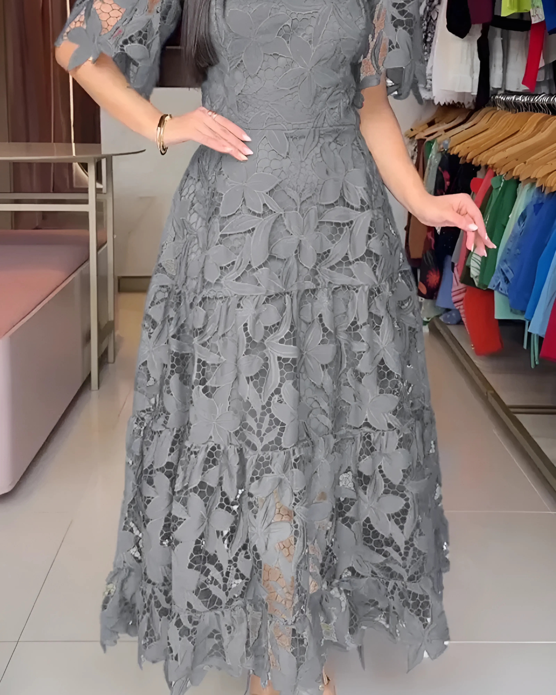 Vestido Marton | Renda - Primavera 2025 - (Estilo Europeu)