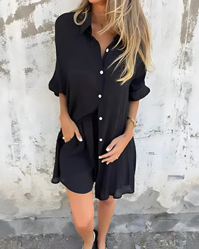 Conjunto Olivia | 2 Peças - Linho Premium (Leve e Soltinho)