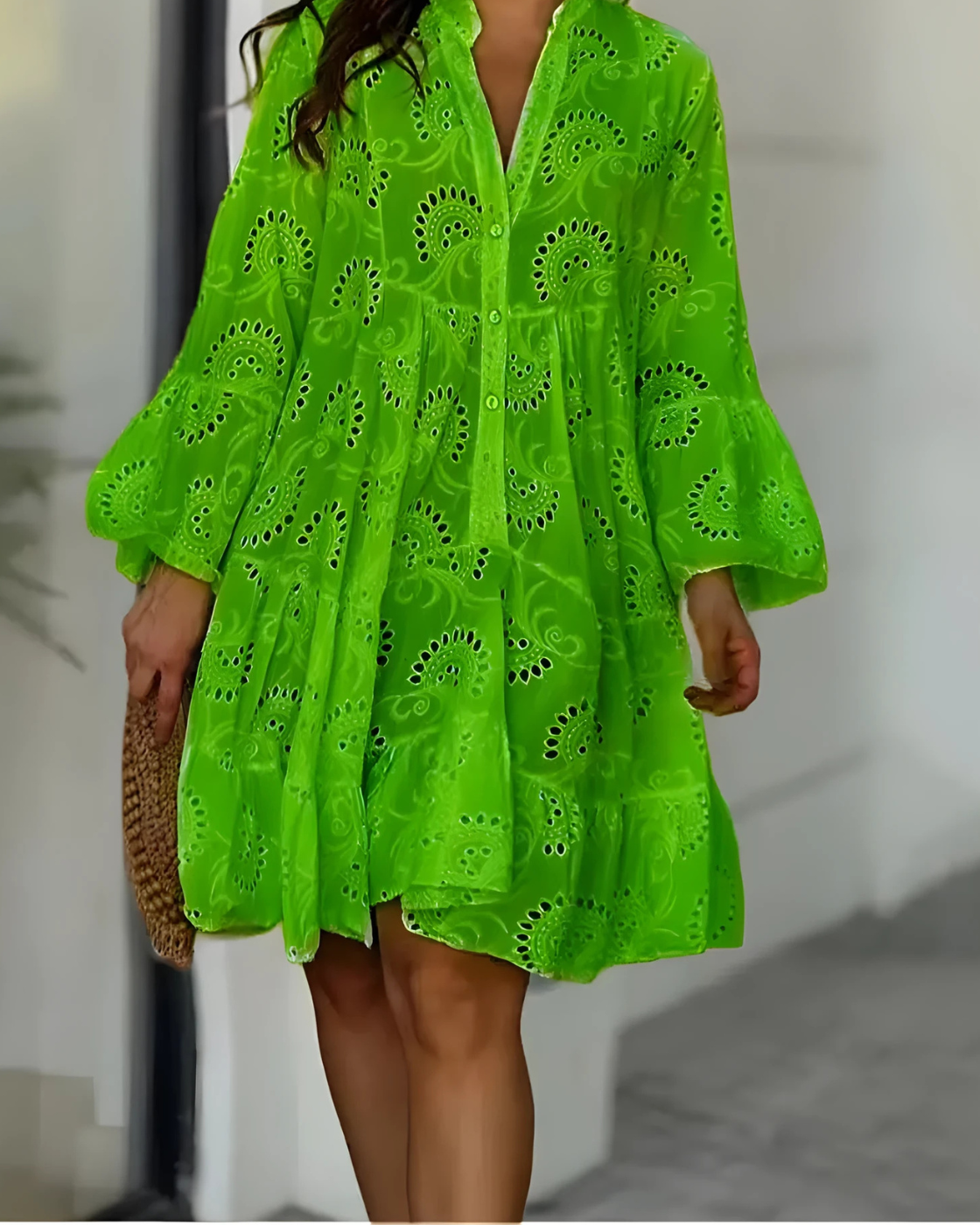 Vestido Bruna | Algodão Premium (Casual Europeu)