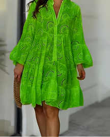 Vestido Bruna | Algodão Premium (Casual Europeu)